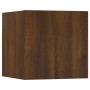 Brown oak plywood TV wall cabinet by vidaXL, TV Furniture - Ref: Foro24-3114597, Price: 425,90 €, Discount: %