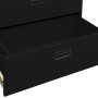 Black steel filing cabinet 90x46x134 cm by vidaXL, Filing cabinets - Ref: Foro24-336296, Price: 377,99 €, Discount: %