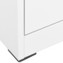 Aktenschrank aus weißem Stahl 90x46x164 cm von vidaXL, Aktenschränke - Ref: Foro24-336298, Preis: 371,72 €, Rabatt: %