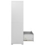 Light gray steel filing cabinet 90x46x164 cm by vidaXL, Filing cabinets - Ref: Foro24-336299, Price: 306,29 €, Discount: %