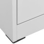 Light gray steel filing cabinet 90x46x164 cm by vidaXL, Filing cabinets - Ref: Foro24-336299, Price: 306,29 €, Discount: %