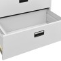 Light gray steel filing cabinet 90x46x164 cm by vidaXL, Filing cabinets - Ref: Foro24-336299, Price: 306,29 €, Discount: %