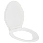 White soft-close and quick-release toilet seat by vidaXL, Toilet and bidet seats - Ref: Foro24-145019, Price: 25,59 €, Discou...