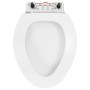 Weißer WC-Sitz mit Absenkautomatik und Schnellverschluss von vidaXL, Toiletten- und Bidetsitze - Ref: Foro24-145019, Preis: 2...