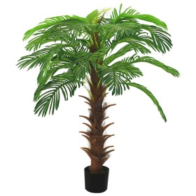 Artificial Cycas palm tree with pot 140 cm green by vidaXL, artificial flora - Ref: Foro24-336307, Price: 82,99 €, Discount: %