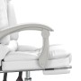 Silla de oficina reclinable masaje cuero sintético blanco de vidaXL, Sillas de oficina - Ref: Foro24-349682, Precio: 132,24 €...