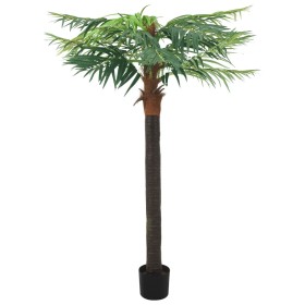 Palmera fénix artificial con macetero 215 cm verde de vidaXL, Flora artificial - Ref: Foro24-336310, Precio: 152,44 €, Descue...