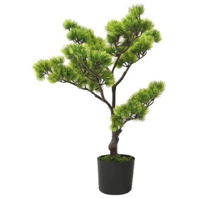 Artificial pine bonsai with a 60 cm green planter by vidaXL, artificial flora - Ref: Foro24-336316, Price: 30,77 €, Discount: %