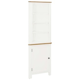 Eckschrank aus massivem Eichenholz, 59 x 36 x 180 cm von vidaXL, Schließfächer und Lagerschränke - Ref: Foro24-289214, Preis:...