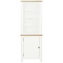 Solid oak wood corner cabinet 59x36x180 cm by vidaXL, Lockers and storage cabinets - Ref: Foro24-289214, Price: 274,84 €, Dis...