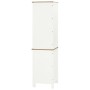 Solid oak wood corner cabinet 59x36x180 cm by vidaXL, Lockers and storage cabinets - Ref: Foro24-289214, Price: 274,84 €, Dis...