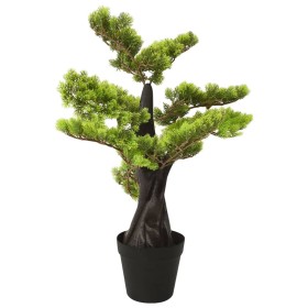 Bonsái de ciprés artificial con macetero 60 cm verde de vidaXL, Flora artificial - Ref: Foro24-336320, Precio: 42,99 €, Descu...