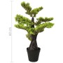 Bonsái de ciprés artificial con macetero 60 cm verde de vidaXL, Flora artificial - Ref: Foro24-336320, Precio: 42,46 €, Descu...