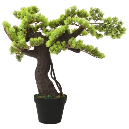 Bonsái de ciprés artificial con macetero 70 cm verde de vidaXL, Flora artificial - Ref: Foro24-336321, Precio: 64,92 €, Descu...