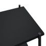 Black 3-tier shelving unit 80x40x92 cm by vidaXL, Bookcases and shelves - Ref: Foro24-336339, Price: 71,72 €, Discount: %