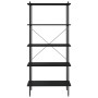 Black 5-tier shelving unit 80x40x163 cm by vidaXL, Bookcases and shelves - Ref: Foro24-336347, Price: 91,05 €, Discount: %