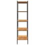 5-tier black and oak shelving unit 80x40x163 cm by vidaXL, Bookcases and shelves - Ref: Foro24-336348, Price: 102,40 €, Disco...