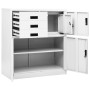 Büroschrank aus weißem Stahl, 90 x 40 x 102 cm von vidaXL, Schließfächer und Lagerschränke - Ref: Foro24-336405, Preis: 246,7...