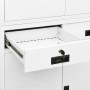 White steel office cabinet 90x40x180 cm by vidaXL, Lockers and storage cabinets - Ref: Foro24-336417, Price: 248,99 €, Discou...