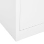 White steel office cabinet 90x40x180 cm by vidaXL, Lockers and storage cabinets - Ref: Foro24-336417, Price: 248,99 €, Discou...