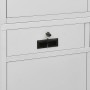 Light gray steel office cabinet 90x40x180 cm by vidaXL, Lockers and storage cabinets - Ref: Foro24-336418, Price: 335,79 €, D...