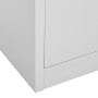 Light gray steel office cabinet 90x40x180 cm by vidaXL, Lockers and storage cabinets - Ref: Foro24-336418, Price: 335,79 €, D...