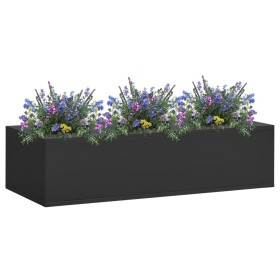 Anthracite gray steel office flower box 90x40x23 cm by vidaXL, Pots and planters - Ref: Foro24-336428, Price: 75,13 €, Discou...