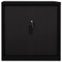 Sliding door wardrobe, black steel, 90x40x90 cm by vidaXL, Lockers and storage cabinets - Ref: Foro24-336431, Price: 286,39 €...