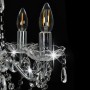 Chandelier with round silver crystal beads 5xE14 by vidaXL, Lamps - Ref: Foro24-281601, Price: 69,08 €, Discount: %