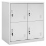 Light gray steel locker cabinet 90x45x92.5 cm by vidaXL, Lockers and storage cabinets - Ref: Foro24-336432, Price: 186,47 €, ...