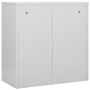 Light gray and red steel locker cabinet 90x45x92.5 cm by vidaXL, Lockers and storage cabinets - Ref: Foro24-336438, Price: 20...