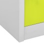 Light gray and green steel locker cabinet 90x45x92.5 cm by vidaXL, Lockers and storage cabinets - Ref: Foro24-336443, Price: ...