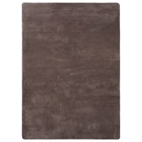 Alfombra de peluche gris taupe 170x120 cm de vidaXL, Alfombras - Ref: Foro24-336479, Precio: 33,99 €, Descuento: %