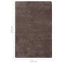 Alfombra de peluche gris taupe 230x160 cm de vidaXL, Alfombras - Ref: Foro24-336481, Precio: 62,99 €, Descuento: %