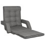 Folding floor chair with bed function in light gray fabric by vidaXL, Floor chairs - Ref: Foro24-336521, Price: 118,58 €, Dis...