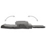 Silla de suelo plegable con función de cama de tela gris claro de vidaXL, Sillas de suelo - Ref: Foro24-336521, Precio: 118,5...