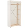 Kleiderschrank aus weißem Stoff, 79 x 40 x 170 cm von vidaXL, Kleiderschränke - Ref: Foro24-248192, Preis: 91,27 €, Rabatt: %