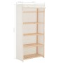 Kleiderschrank aus weißem Stoff, 79 x 40 x 170 cm von vidaXL, Kleiderschränke - Ref: Foro24-248190, Preis: 99,24 €, Rabatt: %