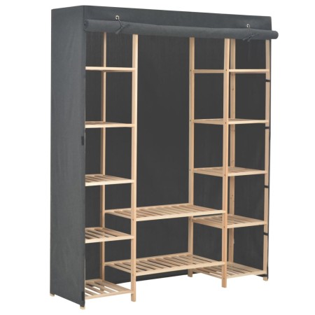 Kleiderschrank aus grauem Stoff, 135 x 40 x 170 cm von vidaXL, Kleiderschränke - Ref: Foro24-248197, Preis: 161,99 €, Rabatt: %