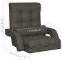 Silla de suelo plegable con función de cama de tela gris oscuro de vidaXL, Sillas de suelo - Ref: Foro24-336522, Precio: 122,...