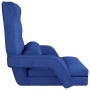 Folding floor chair with bed function in blue fabric by vidaXL, Floor chairs - Ref: Foro24-336525, Price: 118,20 €, Discount: %