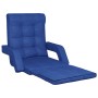 Silla de suelo plegable con función de cama de tela azul de vidaXL, Sillas de suelo - Ref: Foro24-336525, Precio: 118,20 €, D...