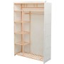 Kleiderschrank aus Stoff und Kiefernholz, 110 x 40 x 170 cm von vidaXL, Kleiderschränke - Ref: Foro24-42976, Preis: 139,37 €,...