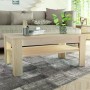 Oak engineered wood coffee table 110x65x48 cm by vidaXL, Coffee table - Ref: Foro24-244860, Price: 148,95 €, Discount: %