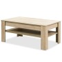 Mesa de centro madera de ingeniería roble 110x65x48 cm de vidaXL, Mesas de centro - Ref: Foro24-244860, Precio: 148,95 €, Des...