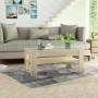 Oak engineered wood coffee table 110x65x48 cm by vidaXL, Coffee table - Ref: Foro24-244860, Price: 148,95 €, Discount: %