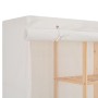 Kleiderschrank aus weißem Stoff, 173 x 40 x 170 cm von vidaXL, Kleiderschränke - Ref: Foro24-248198, Preis: 203,27 €, Rabatt: %