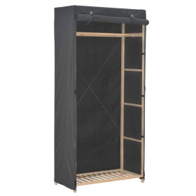 Kleiderschrank aus grauem Stoff, 79 x 40 x 170 cm von vidaXL, Kleiderschränke - Ref: Foro24-248193, Preis: 91,27 €, Rabatt: %