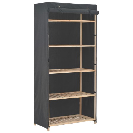 Kleiderschrank aus grauem Stoff, 79 x 40 x 170 cm von vidaXL, Kleiderschränke - Ref: Foro24-248191, Preis: 115,85 €, Rabatt: %