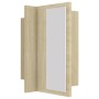 Armario espejo de baño LED acrílico roble Sonoma 40x12x45 cm de vidaXL, Tocadores de baño - Ref: Foro24-804951, Precio: 40,20...